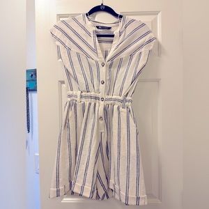 Zara Striped Romper - XS, EUC